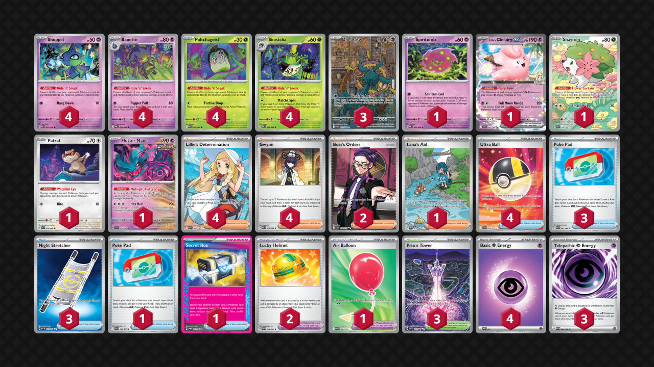 Lost Zone Tournament 1: 2nd place Hide and Sneak