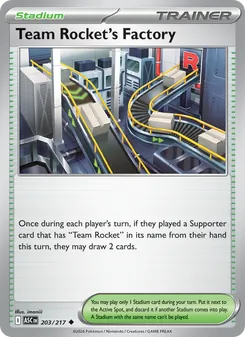 Team Rocket's Factory ASC 203