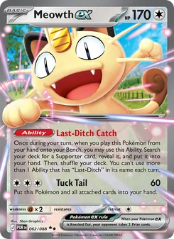 Meowth ex POR 62