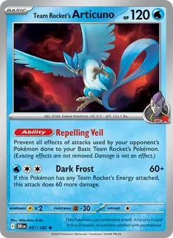 Team Rocket's Articuno DRI 51