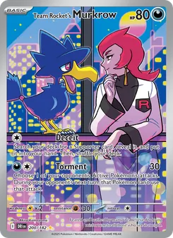 Team Rocket's Murkrow DRI 200